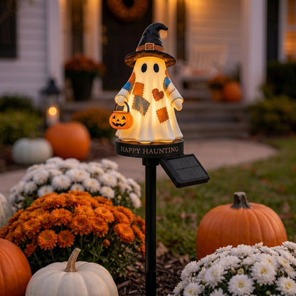 👻Solar Ghost Garden Stake Light – A Seasonal Glow for Your Garden