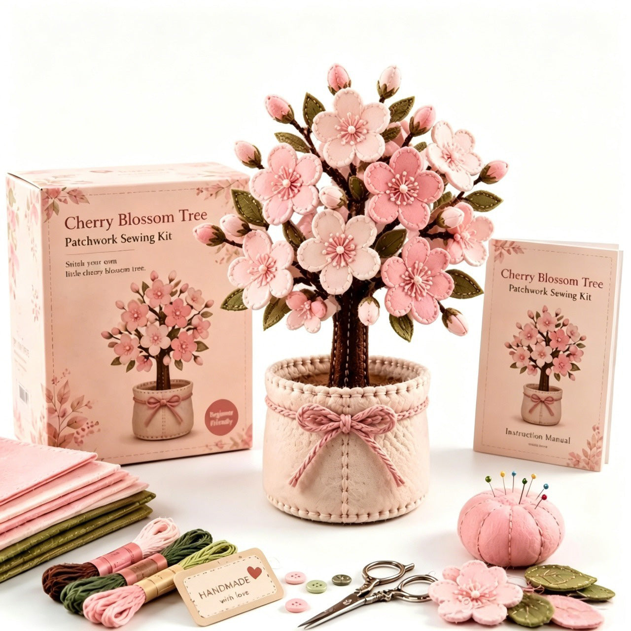 🌷Botanical Patchwork Felt DIY Kit Series