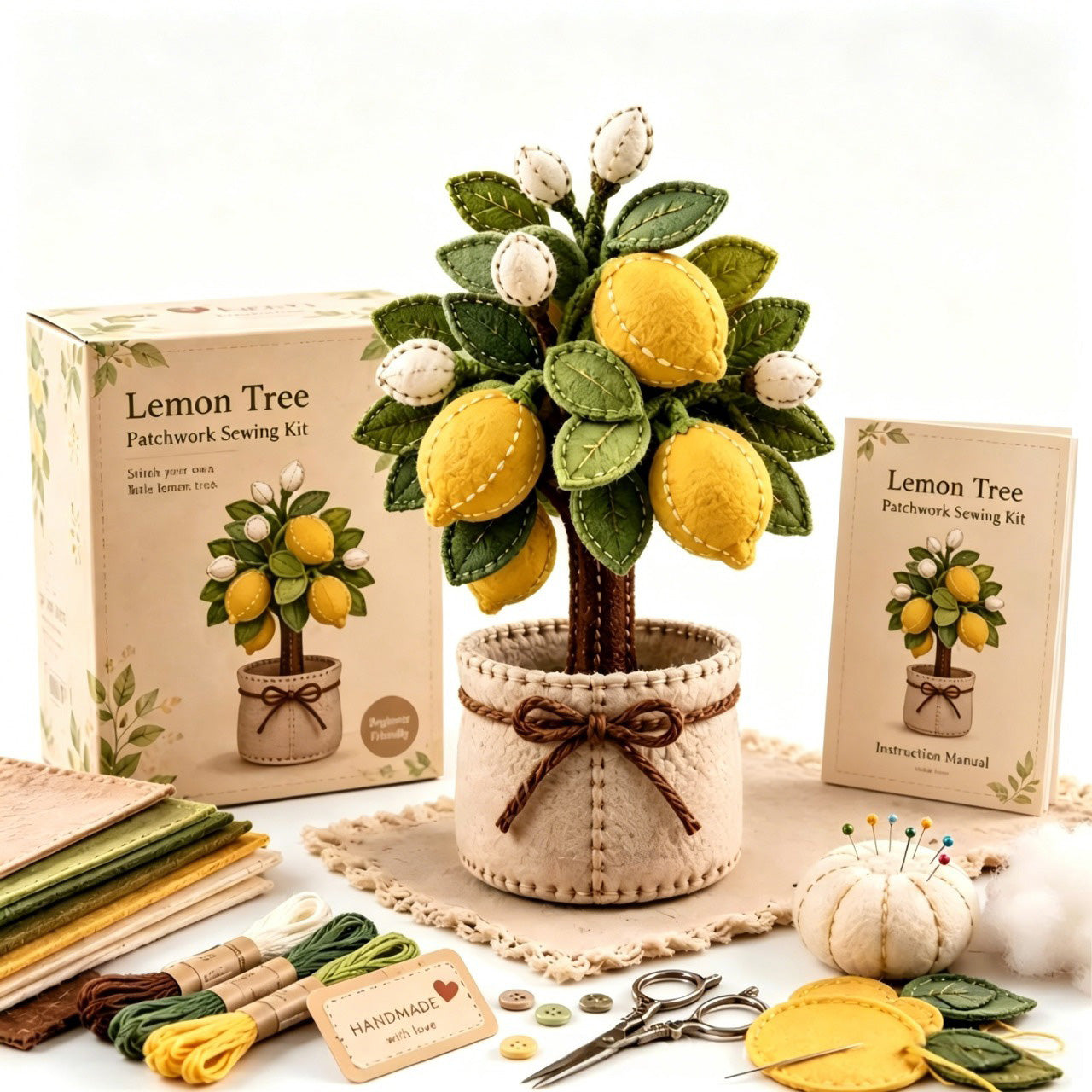 🌷Botanical Patchwork Felt DIY Kit Series