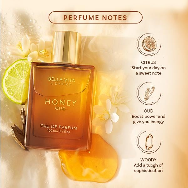 🔥Summer Flash Sale 50% OFF -🐝🍯This stuff is absolutely delectable——Bella Vita Luxury's Honey Oud | Eau de Parfum 100ml (3.4 fl oz)