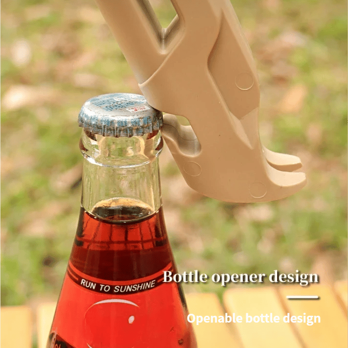 ⛺ Multifunctional Camping Hammer with Built-In Stake Storage