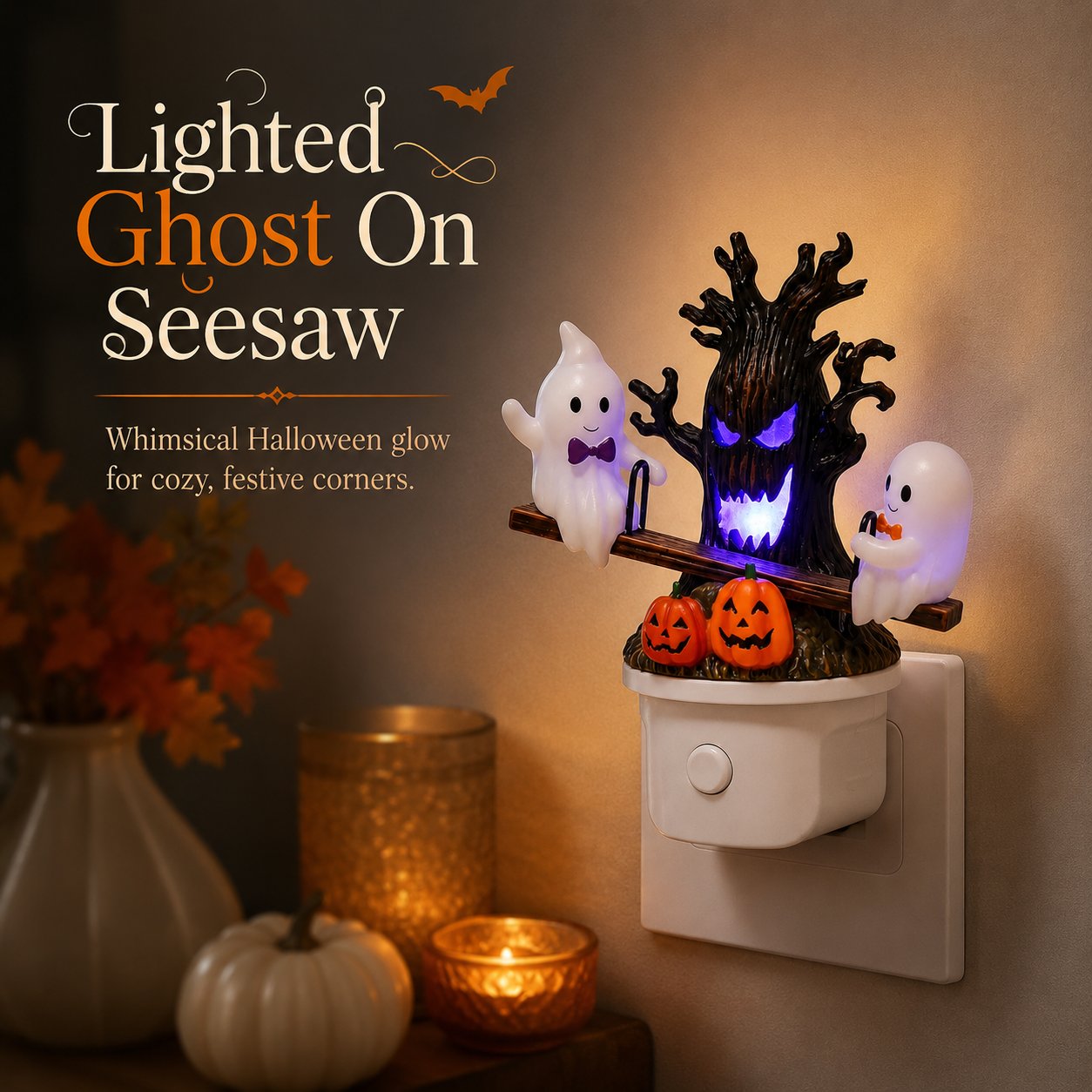 ✨Cute Halloween Glow 👻Pumpkins & Glowing Spooky Tree