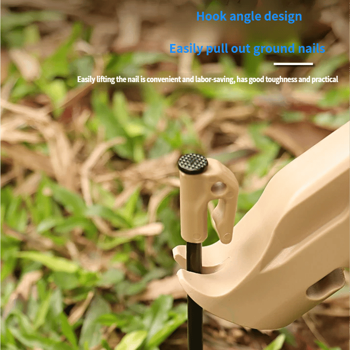 ⛺ Multifunctional Camping Hammer with Built-In Stake Storage