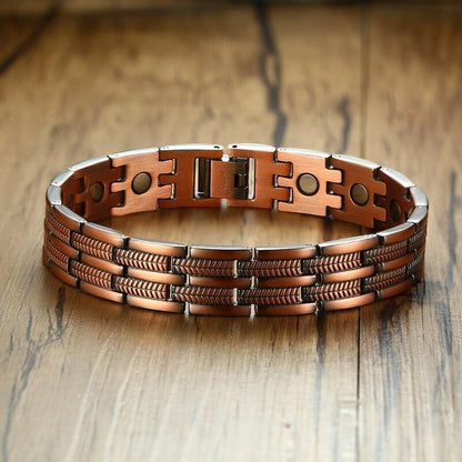 Copper magnetic bracelet--Relieve fatigue and promote blood circulation