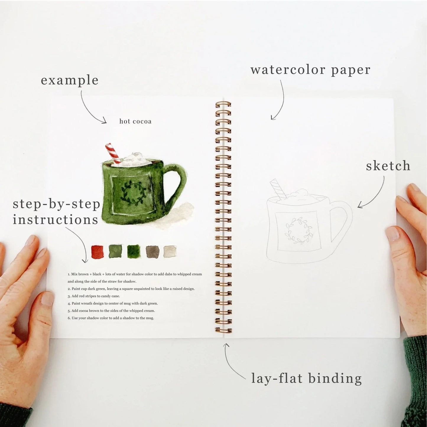 🎁Cozy Slow Watercolor Workbook Art Practice Set