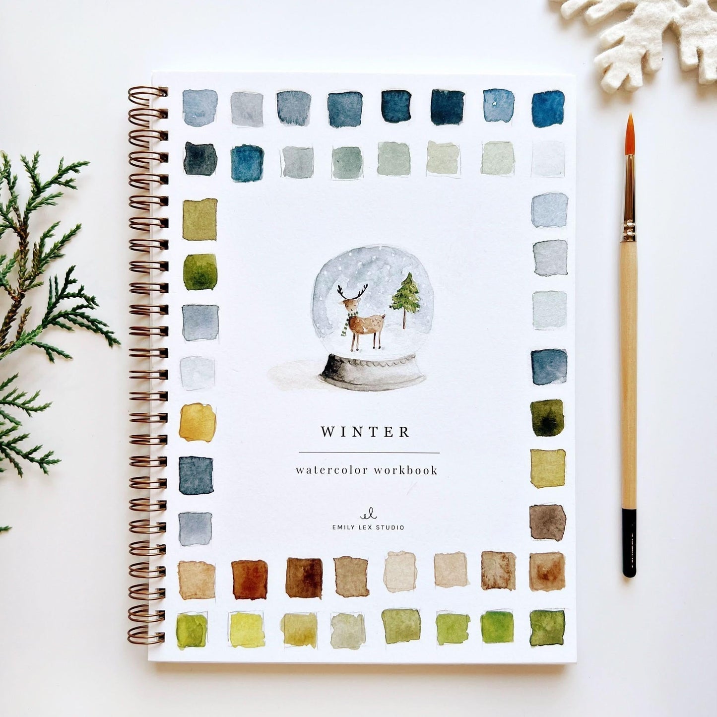 🎁Cozy Slow Watercolor Workbook Art Practice Set